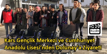 Kars Gençlik Merkezi ve Cumhuriyet Anadolu Lisesi’nden Dolunay’a Ziyareti