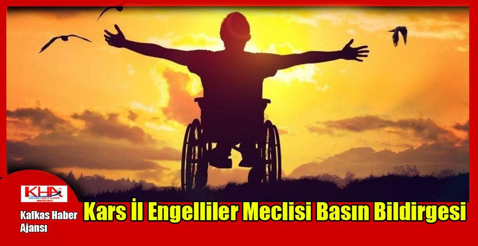 Kars İl Engelliler Meclisi Basın Bildirgesi