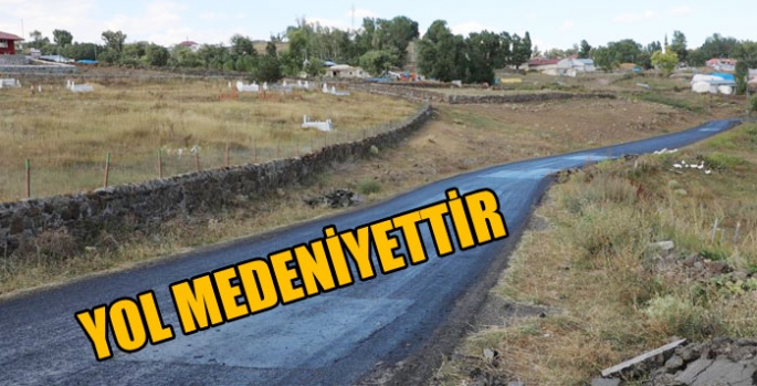 Kars’ın köy yollarımızdaki asfalt çalışmaları
