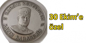 Kars’ın Kurtuluşunun 50. yıl gümüş hatıra madalyonu
