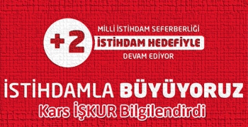 Kars İŞKUR Bilgilendiriyor