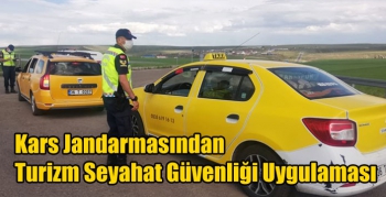 Kars Jandarmasından Turizm Seyahat Güvenliği Uygulaması