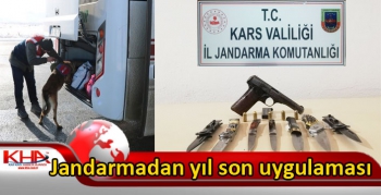 Kars Jandarmasından yıl son uygulaması