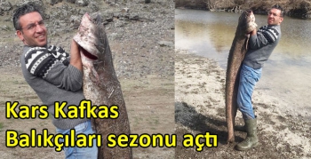 Kars Kafkas Balıkçıları sezonu açtı