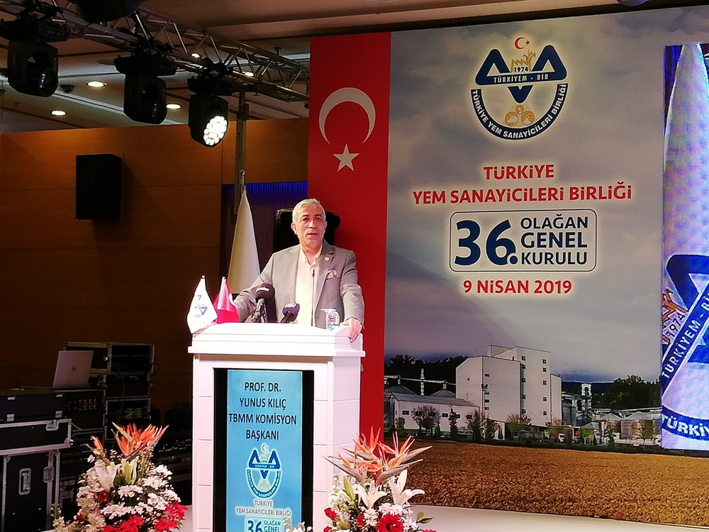 Kars Milletvekili Kılıç, Türkiye Yem Sanayicileri Birliği Genel Kurulunda konuştu