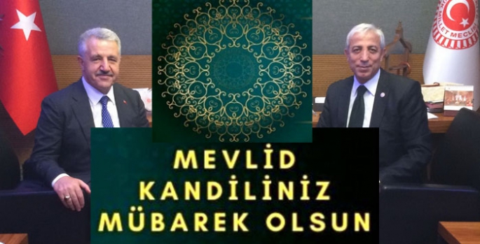 Kars Milletvekilleri Arslan ve Kılıç’ın Mevlid Kandili Mesajı