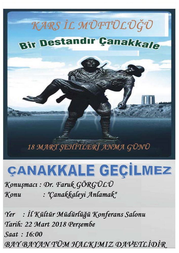 Kars Müftülüğü’nden “Çanakkale’yi Anlamak” Programı