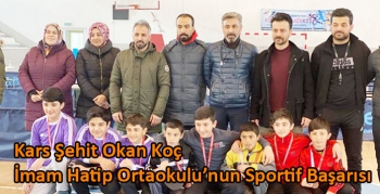 Kars Şehit Okan Koç İmam Hatip Ortaokulu’nun Sportif Başarısı