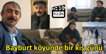 Kars Selim Bayburt köyünde bir kış günü