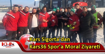 Kars Sigorta’dan Kars36 Spor’a Moral Ziyareti