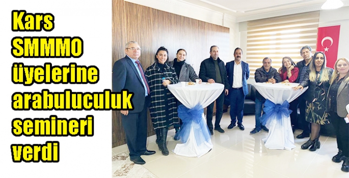 Kars SMMMO üyelerine arabuluculuk semineri verdi