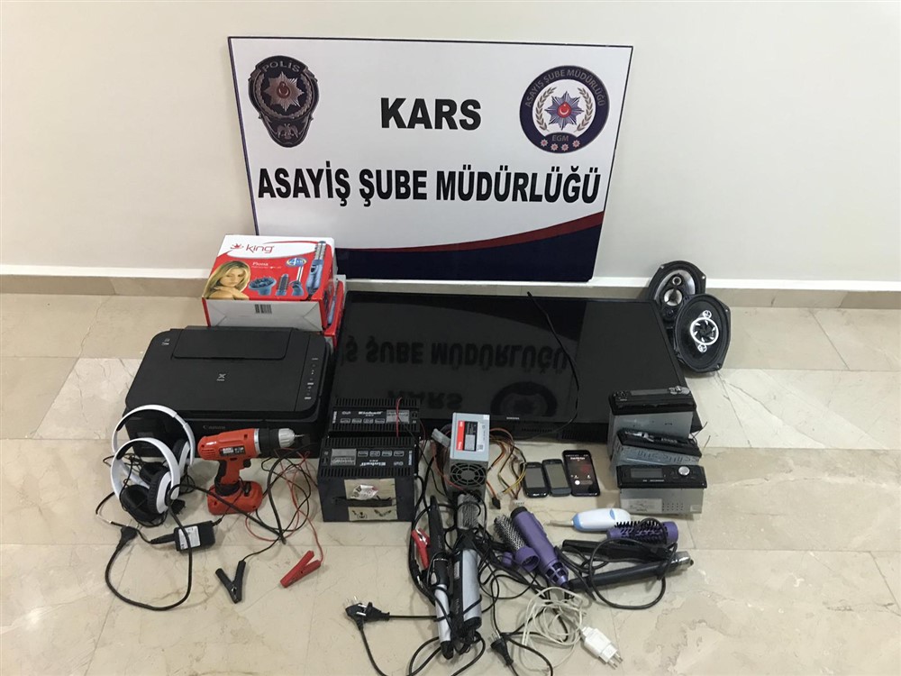 Kars’ta 4 aylık hırsızlık olayı aydınlatıldı