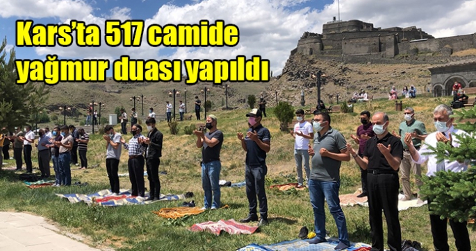 Kars’ta 517 camide yağmur duası yapıldı