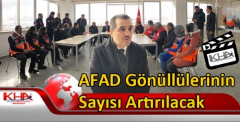 Kars’ta AFAD Gönüllülerinin Sayısı Artırılacak