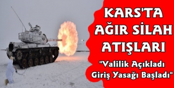 Kars’ta Ağır Silah Atışları Basın Duyurusu