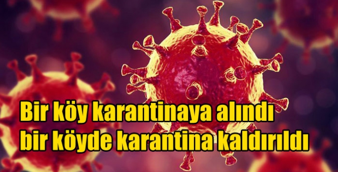 Kars’ta bir köy karantinaya alındı bir köyde karantina kaldırıldı