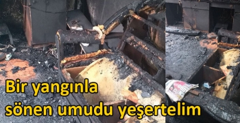 Kars’ta bir yangınla sönen umudu yeşertelim