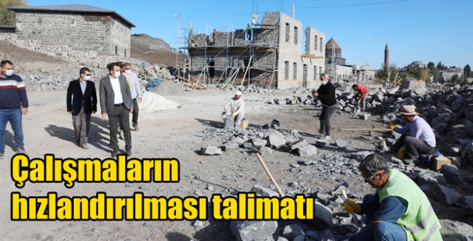 Kars’ta çalışmaların hızlandırılması talimatı verildi