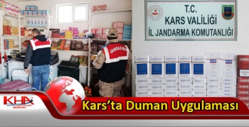 Kars’ta Duman Uygulaması