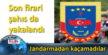 Kars’ta firari şahıs jandarmadan kaçamadı