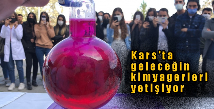 Kars’ta geleceğin kimyagerleri yetişiyor