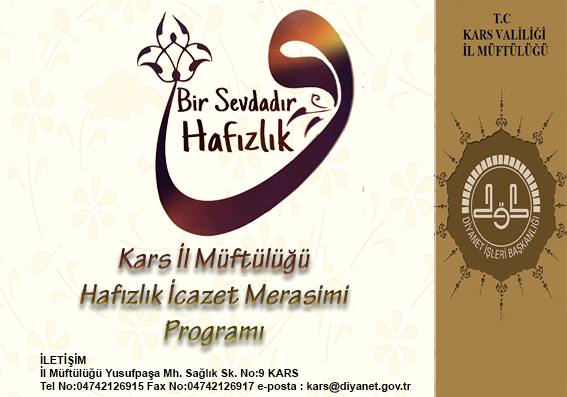 Kars’ta Hafızlık İcazet Merasimi düzenlenecek