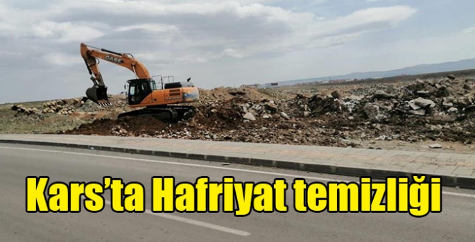 Kars’ta Hafriyat temizliği