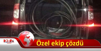 Kars’ta hırsızlığı özel ekip çözdü