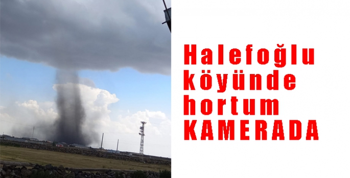 Kars'ta hortum kamerada