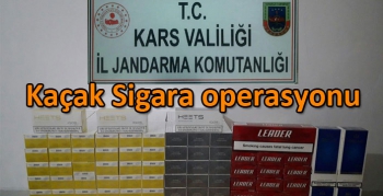 Kars’ta Kaçak Sigara Operasyonu