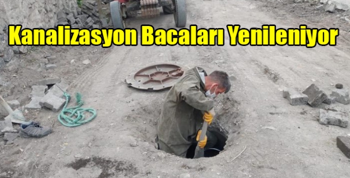 Kars’ta Kanalizasyon Bacaları Yenileniyor