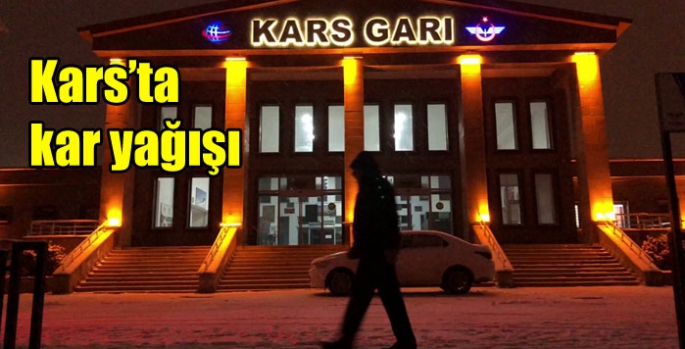 Kars’ta kar yağışı