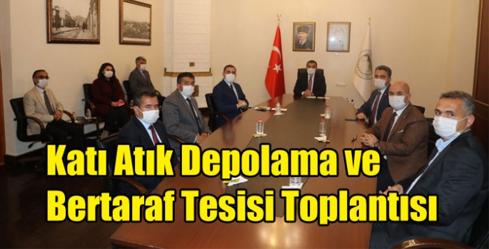 Kars’ta Katı Atık Depolama ve Bertaraf Tesisi Toplantısı