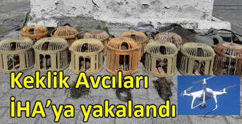 Kars’ta Keklik Avcıları İHA’ya yakalandı