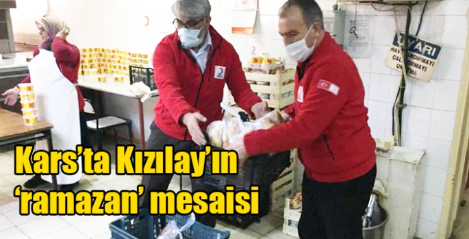 Kars’ta Kızılay’ın ‘ramazan’ mesaisi