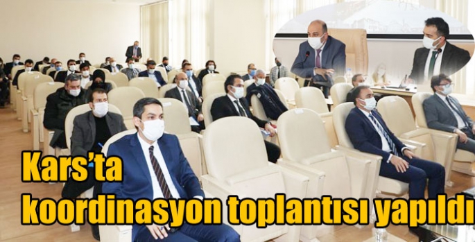 Kars’ta koordinasyon toplantısı yapıldı