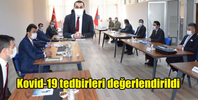 Kars’ta Kovid-19 tedbirleri değerlendirildi