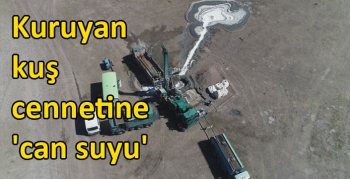 Kars’ta Kuruyan kuş cennetine 'can suyu'