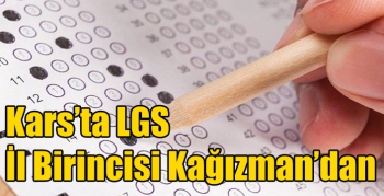 Kars’ta LGS İl Birincisi Kağızman’dan