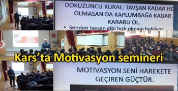 Kars’ta Motivasyon semineri