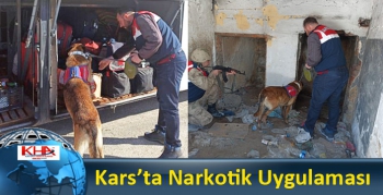 Kars’ta Narkotik Uygulaması