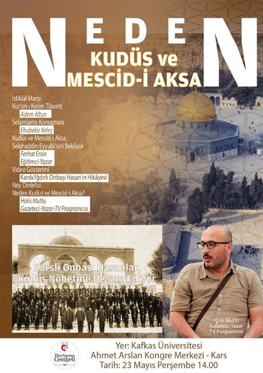 Kars’ta “Neden Kudüs ve Mescidi Aksa” konferansı