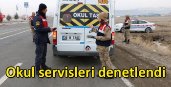 Kars’ta okul servisleri denetlendi