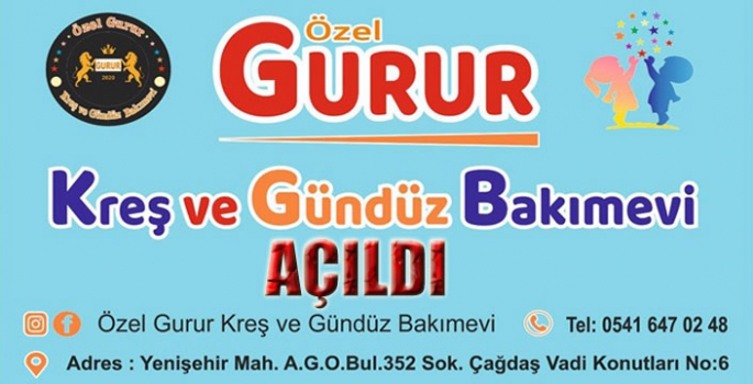 Kars’ta Özel Gurur Kreş ve Gündüz Bakımevi açıldı