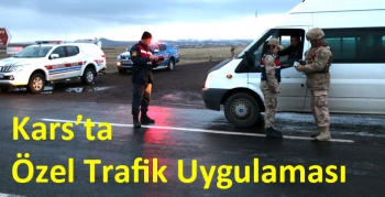 Kars’ta Özel Trafik Uygulaması