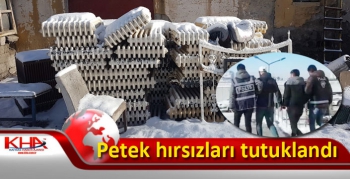 Kars’ta petek hırsızları tutuklandı