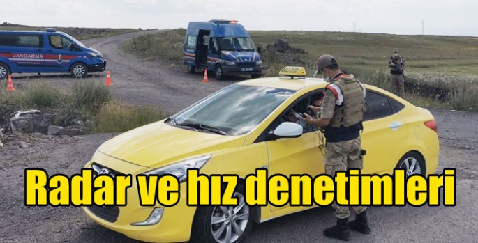 Kars’ta radar ve hız denetimleri