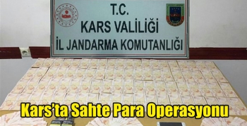 Kars’ta Sahte Para Operasyonu