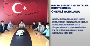 Kars’ta Sigorta Acentelerinden Önemli Açıklama