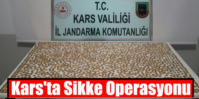 Kars'ta Sikke Operasyonu